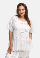 Túnica Kekoo com Tule 'Serra'