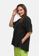 A-line shirt made of linen 'Venti'