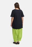 Långskjorta i linne i ballonsilhuett 'Venti'