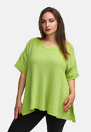 Léine A-líne as línéadach 'Venti'