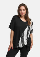 Tunique ligne A en viscose stretch léger 'Sovana'