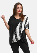 Tunique ligne A en viscose stretch léger 'Sovana'