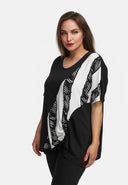 Tunique ligne A en viscose stretch léger 'Sovana'