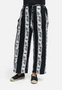 Bríste díreach stráice as viskós 'Sovana'