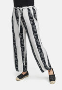 Bríste díreach stráice as viskós 'Sovana'