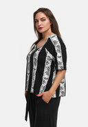 Boxy shirt made of lightweight viscose stretch 'Sovana'