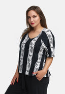 Boxy shirt made of lightweight viscose stretch 'Sovana'