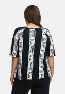 Boxy shirt made of lightweight viscose stretch 'Sovana'