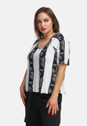 Boxy shirt made of lightweight viscose stretch 'Sovana'