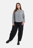 'Juline' Blousejack – Denim met stretch, vrouwelijk & modern