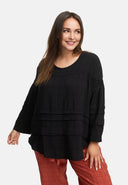 Løs tunika med etagesnit 'Ferina'