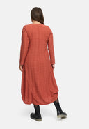 Vestido en línea A con fruncido 'Ferina'