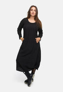 Vestido en línea A con fruncido 'Ferina'