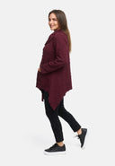 Túnica linha-A com gola-cowl 'Floréa'