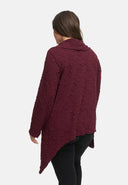 Túnica linha-A com gola-cowl 'Floréa'