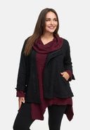 Jacke asymmetrisch mit Reißverschluss 'Floréa'