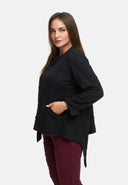 Jacke asymmetrisch mit Reißverschluss 'Floréa'