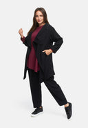 Μπουφάν γραμμή Α, ασύμμετρο, με δομή-μοτίβο 'Noira'