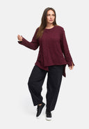 Jacke asymmetrisch mit Reißverschluss 'Floréa'