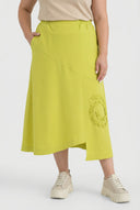 Falda 'Livia' – Línea A, asimétrica y elástica