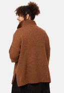 'Vella' neulecardigan - puuvillaseos villalla, rento leikkaus