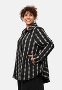 'Karena' puserotakki - puuvilla-stretch, raidallinen look