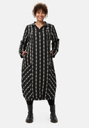 'Karena' mekko - puuvilla-stretch, raidallinen look