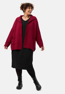 'Vella' neulecardigan - puuvillaseos villalla, rento leikkaus