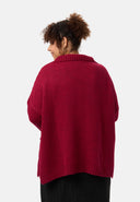 'Vella' neulecardigan - puuvillaseos villalla, rento leikkaus