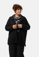 'Vella' neulecardigan - puuvillaseos villalla, rento leikkaus