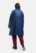 Transitional coat made of premium denim 'Indiga'