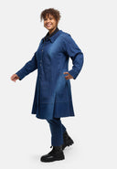'Denira' takki – denim, A-linja, polvipituinen