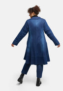 'Denira' takki – denim, A-linja, polvipituinen