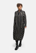 'Karena' mekko - puuvilla-stretch, raidallinen look