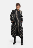 'Karena' mekko - puuvilla-stretch, raidallinen look
