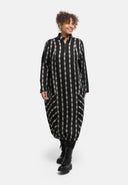 'Karena' mekko - puuvilla-stretch, raidallinen look
