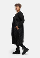 "Verona" haalari-mekko – puuvillaseos, midi