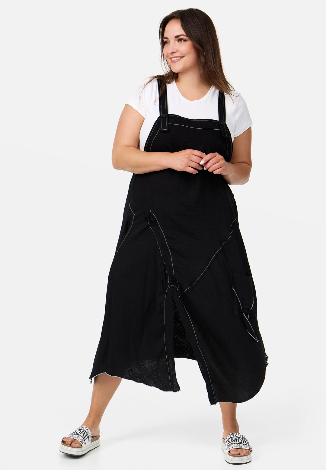 Kekoo Pinafore dress 'Lia' 