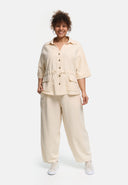 'Linaya' Jacke – luftig & weich aus Baumwollleinen