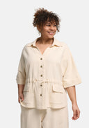 'Linaya' Jacke – luftig & weich aus Baumwollleinen