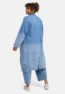 Cóta 'Sky' – Denim Préimhe, Níochán Ombre & Síneadh