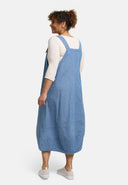 Robe chasuble 'Mara' col en V, longueur midi & chic quotidien