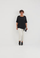 'Niva' Tapered Pants – soft stretch & schlanke Silhouette